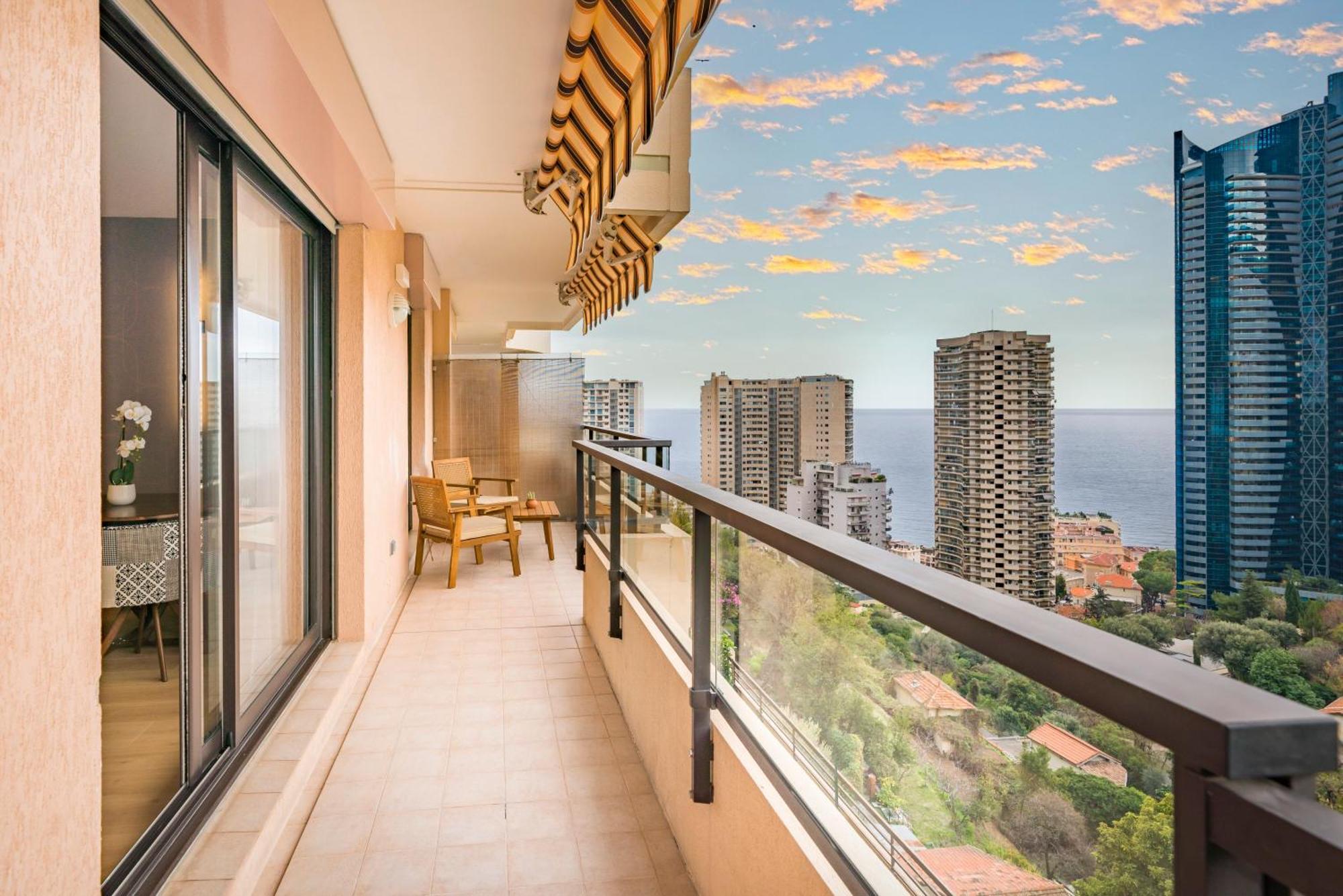 5mn Monaco - Vue mer - Parking - Piscine - BB Leilighet Beausoleil Eksteriør bilde