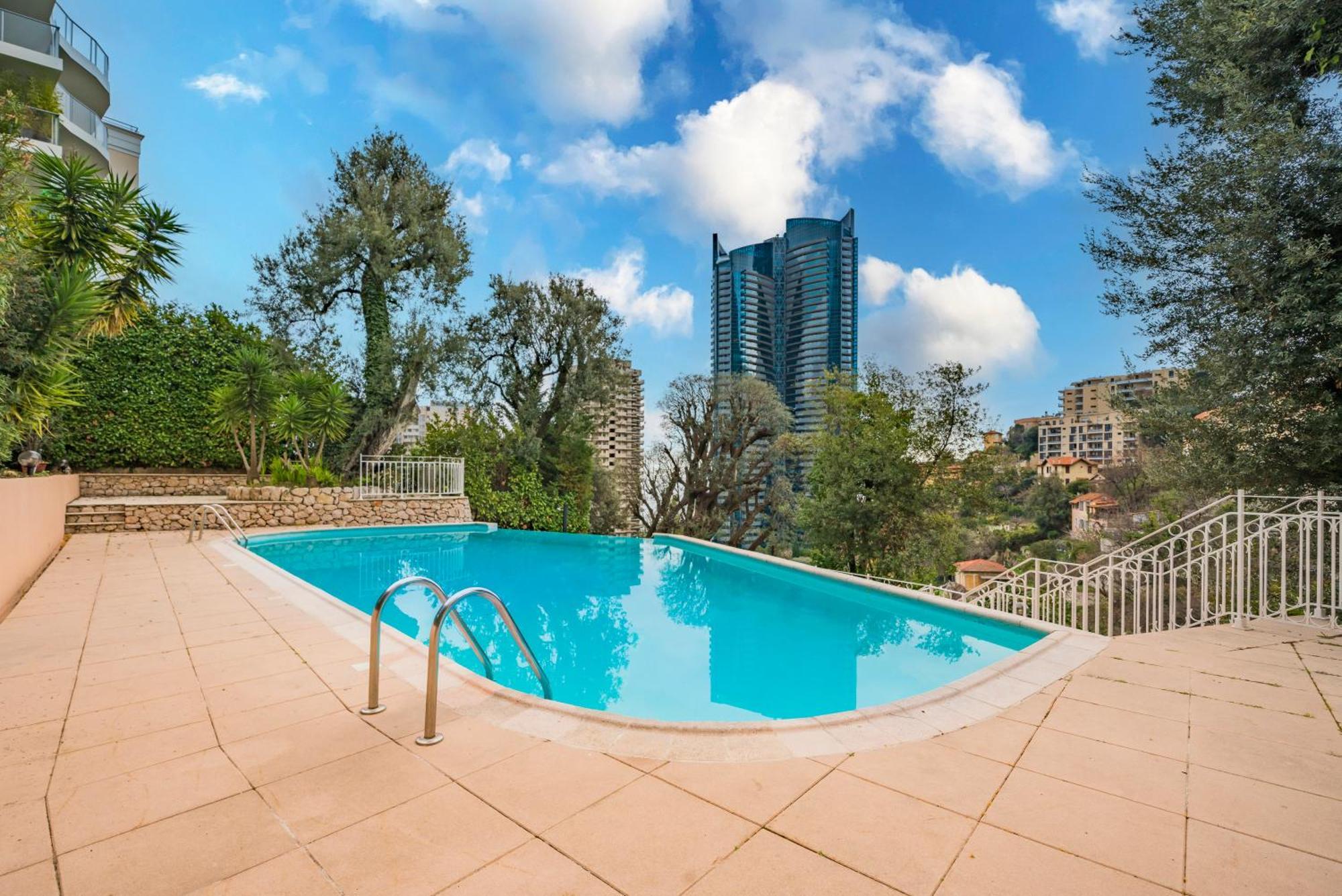 5mn Monaco - Vue mer - Parking - Piscine - BB Leilighet Beausoleil Eksteriør bilde